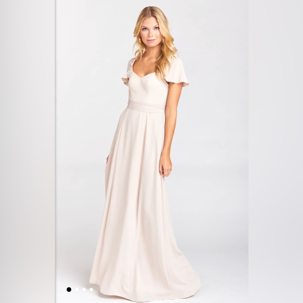 Marie Sweetheart Maxi Dress ~ Show Me the Ring Crisp Size Small